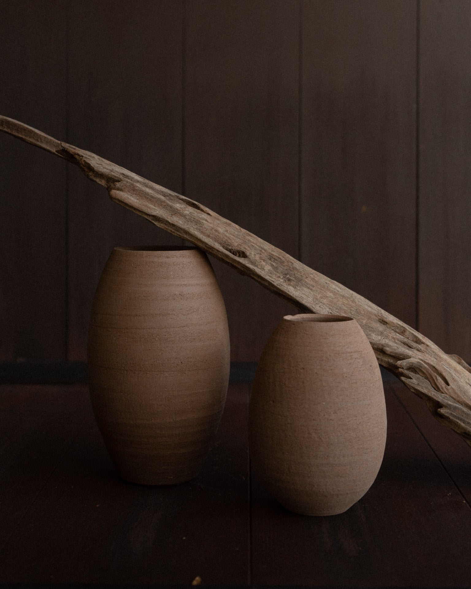Stoneware vases